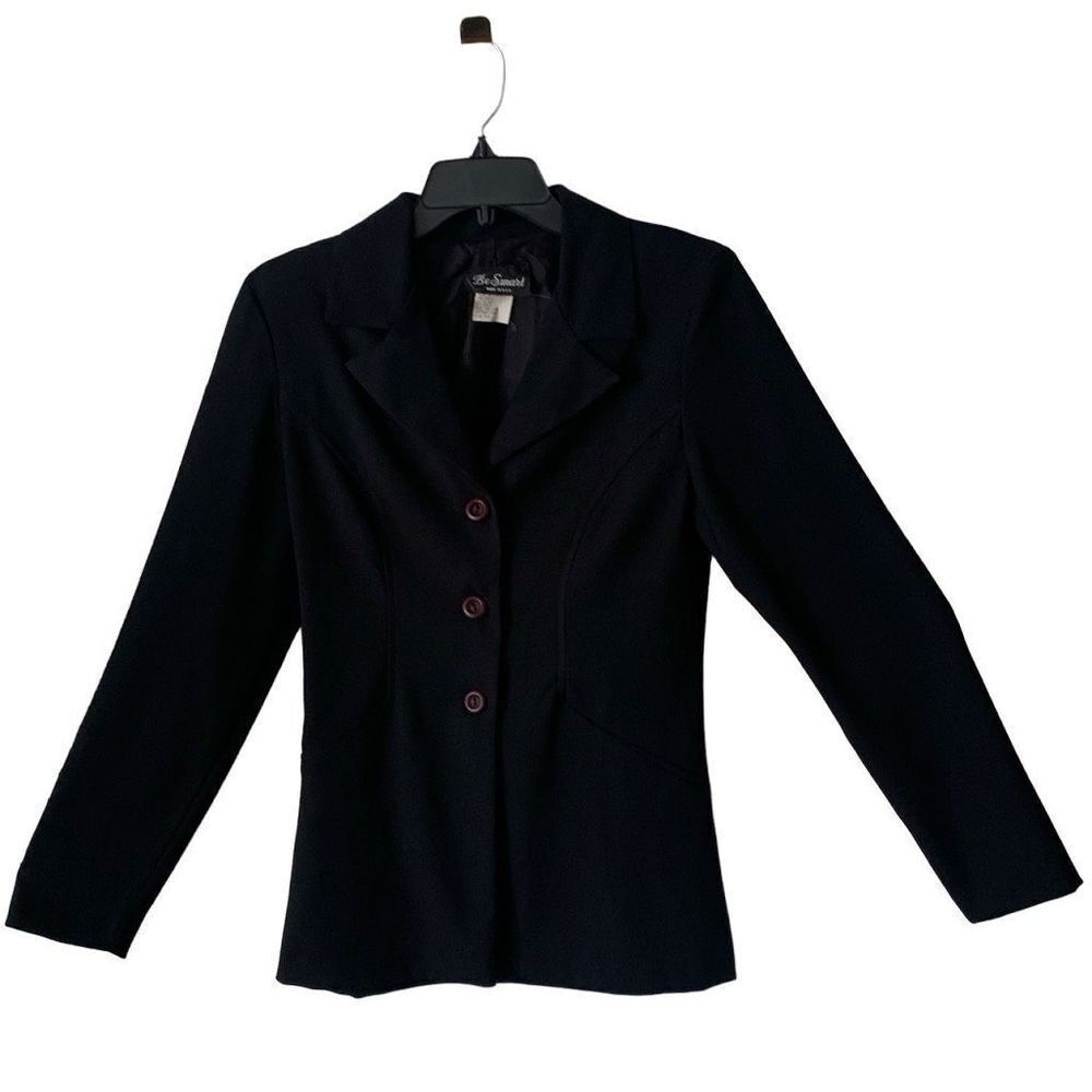 Pre Owned Women’s Juniors Be Smart Casual Jacket Coat Black Sz 5/6 Stylish Look
